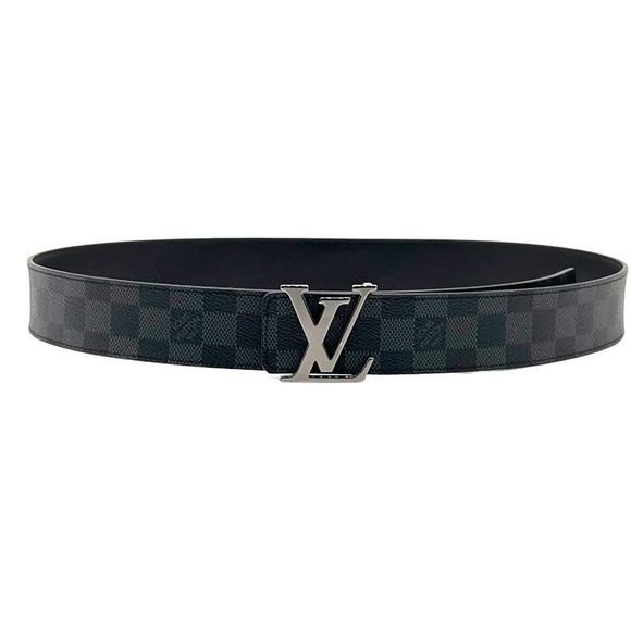 Louis Vuitton Other - Louis Vuitton Damier black belt with LV buckle Size 40 M0213